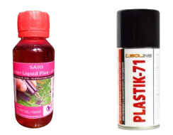 Flux and Solder sealant varnish