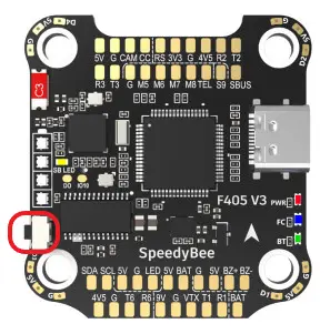 Connect to flight controller in DFU mode